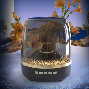 Mini altavoz inalámbrico portátil Usb sonido estéreo caja de música transparente moda plástico BT altavoz con lámpara - Product Image 2