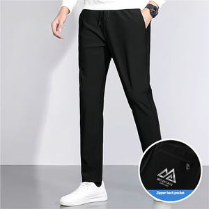 กางเกงกีฬาฤดูร้อนผู้ชายสุดหรู เอวยางยืด ทรงตรง ระบายอากาศ น้ำหนักเบา <span class=keywords><strong>ส</strong></span>วมใส่สบาย ทรงหลวม ระดับเอวกลาง ไซ<span class=keywords><strong>ส</strong></span>์ใหญ่ 5XL - Product Image 5