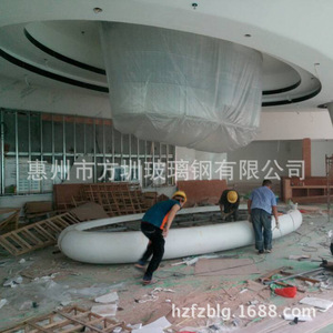 Glass Fiber Column <b>Indoor</b> Furniture Resin Chair Round Oval <b>Bench</b> Hall Use - Product Image 2