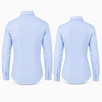 Chemises d'uniforme d'entreprise sur mesure OEM en cellulose régénérée à 50,9 %, polyester à 44,4 % et élasthanne à 4,7 %, extensibles