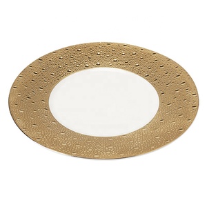 <span class=keywords><strong>Piatto</strong></span> in Ceramica Effetto Pioggia di Meteore, <span class=keywords><strong>Piatto</strong></span> di Lusso a Bordo Basso per Insalate, Bistecche e Piatti Esclusivi per Casa, Hotel e Ristoranti - Product Image 5