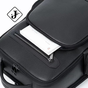 Sac à <span class=keywords><strong>dos</strong></span> en cuir véritable pour homme, grand format, pour ordinateur portable 15 pouces, avec logo personnalisé, pour les voyages d'affaires - Product Image 5