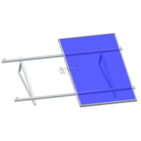 Support de montage solaire ARTSIGN, trépied solaire réglable en aluminium, personnalisable pour la plupart des configurations de toit et de sol