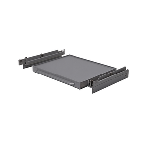 Plan de travail Fami System Ar à 4 bords avec extension télescopique L1005 D845 Gris foncé Ral7000 - Product Image 3