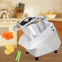 Máquina Cortadora de Verduras Automática Pequeña Comercial, Cortadora de Verduras para Zanahorias, Repollo, Patatas, Pepinos y Cebollas