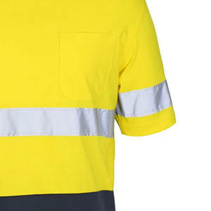 <b>High</b> Visibility Short Sleeve Work Reflective Safety <b>T</b>-<b>Shirt</b> Breathable Hi <b>Vis</b> <b>Shirts</b> In Different Sizes and Colors - Product Image 3