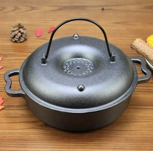<span class=keywords><strong>Sartén</strong></span> de batata asada ecológica de hierro fundido, <span class=keywords><strong>sartén</strong></span> de batata asada multifunción con asas, horno de <span class=keywords><strong>castañas</strong></span> de patata de maíz - Product Image 5