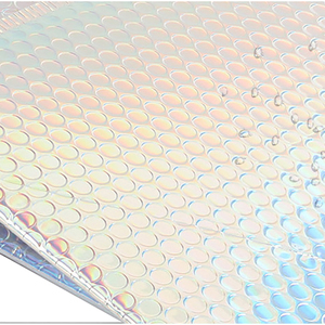 Điểm nóng Poly bong bóng không thấm nước kích thước tùy chỉnh cầu vồng Laser <span class=keywords><strong>aluminized</strong></span> phim bong bóng bưu phẩm phong bì độn - Product Image 6