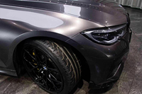 Vente en gros de film d'enveloppe pour voiture de couleur gris graphite métallique ultra brillant Film d'enveloppe pour voiture vinyle Film de protection automobile