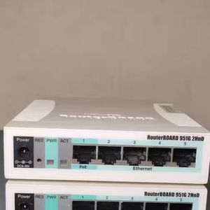 เราเตอร์ไร้สาย <span class=keywords><strong>MikroTik</strong></span> RouterBOARD RB951G 2HnD แบบดูอัลแบนด์ กิกะบิต - Product Image 1