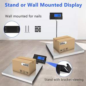 Balance <span class=keywords><strong>de</strong></span> colis postal <span class=keywords><strong>de</strong></span> 150kg/330lb Balance d'expédition numérique Plaques en acier inoxydable multifonctions pour la fonction <span class=keywords><strong>de</strong></span> <span class=keywords><strong>tare</strong></span> précise à la maison - Product Image 4