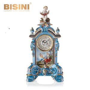 Grazioso stile francese dipinto a mano cherubino e vaso di fiori colonnari in porcellana madre con supporto decorativo per fioriera a cilindro - Product Image 6