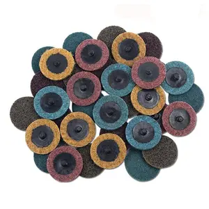 Surface Conditioning Discs 2 Inch Round Sanding Disc with 1/4" Holder Quick-change Discs Non Woven Cloth