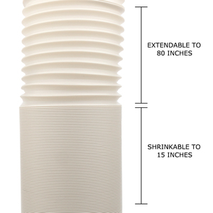 Điều hòa không khí bao gồm phụ kiện ống xả di động điều kiện AC bộ phận cửa sổ PVC Kit linh hoạt 56 inch Duct Manual 5 năm - Product Image 2