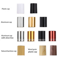 Flacon à bille en verre vert ambré bleu de luxe avec bille en acier inoxydable, flacon à bille en verre pour huile essentielle, parfum, 5 ml, 10 ml
