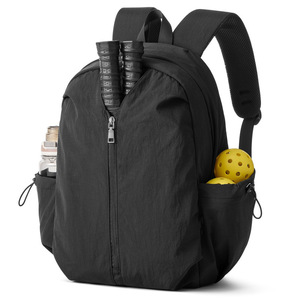 Pickleball <b>Backpack</b> 30-40L Nylon <b>Water</b> <b>Resistant</b> Racket Bag Zipper Closure Sports Outdoor Use - Product Image 5