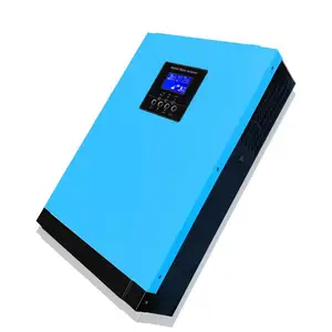 Inverter paralel solar hibrida, gelombang sinus murni 24V 3kw 5kW 48V 5kW 5,5 kW dengan WIFI