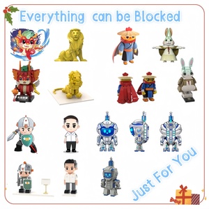 Recién lanzado personalizado Street View juegos de bloques de construcción arquitectura china 3D DIY ABS plástico juguete educativo figuras de <span class=keywords><strong>ladrillo</strong></span> - Product Image 3