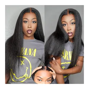 Glueless Full Hd Lace Wigs For Black Women Kinky Curly Lace Front Wigs Raw Brazilian Human Hair Hd Lace Frontal Wigs Human Hair