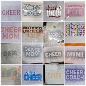 CHEER คุณแม่คริสตัลสีแดงสีทองแบบปะติดพลอยเทียมสีเขียวร้อนสำหรับติดเสื้อเชิ้ตกระเป๋าสปอร์ตบรา - Product Image 4