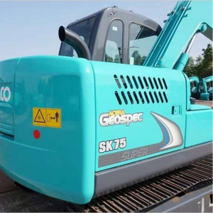 Excavatrice sur chenilles Kobelco SK75-8 de 7,5 tonnes d'occasion, mini-pelle - Product Image 4
