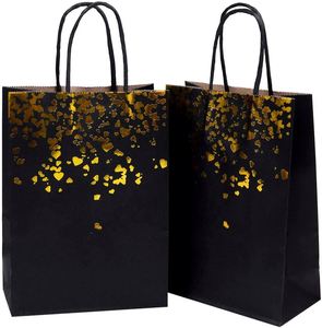 Bolsas de Papel Kraft Bronceadas con Asa para Fiestas, Bodas, Cumpleaños y Celebraciones - Product Image 1