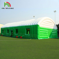 Abri temporaire gonflable grand entrepôt voiture Garage football volley-ball badminton tente gonflable multifonctionnelle maison