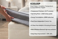 Surmatelas à température réglable personnalisable avec zones de contrôle du froid et du chaud, tapis de sommeil