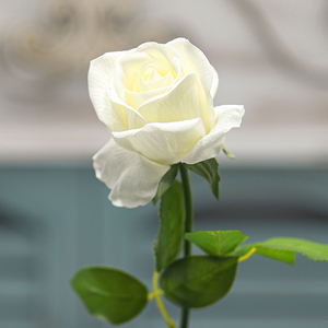 Fiore Artificiale Fatto a Mano, Rosa Inglese in Seta e Plastica, Stile Naturale per Casa, Hotel, Tavola da Pranzo, Regalo di Compleanno, Festa della Mamma - Product Image 3