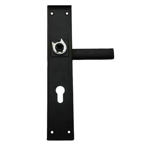 बड़े पैनल एल्यूमीनियम आयरन इनडोर दरवाजा लॉक टिकाऊ डिजाइन कुंजी संचालित बाथरूम हैंडल के साथ - Product Image 4