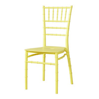 Chaises en bambou en plastique Chaises Chiavari Chaise d'hôtel moderne de mariage de fête en option de couleur