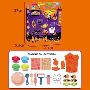 TOMMABO Halloween <span class=keywords><strong>maison</strong></span> Slime ensemble bricolage à la main pâte à <span class=keywords><strong>modeler</strong></span> Kit cadeaux pour enfants filles garçons - Product Image 4