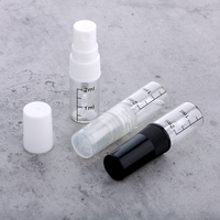 SUMEEAR Mini flacon de parfum en verre gradué transparent de 2ml avec vaporisateur d'échantillon