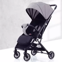 Poussette bébé légère avec toutes les roues absorption des chocs voyage en plein air landau bébé pliable facile