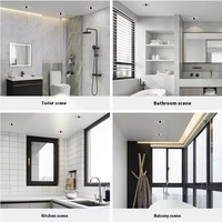 LED empotrado redondo baño cocina exterior aluminio IP65 impermeable alto brillo 10W12W15W18W24W foco COB