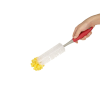 Brosse à biberon Holamopa réutilisable, durable, antibactérienne, écologique, avec ventouse flexible pour un nettoyage en profondeur des biberons de bébé