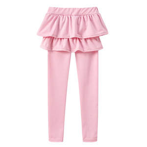 Leggings per Bambine con Gonna Integrata <span class=keywords><strong>in</strong></span> Misto Cotone, Colori Vivaci, Vendita Calda Primavera-Autunno 2020 - Product Image 3