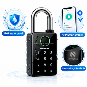 Serrure Intelligente OEM IP67 Étanche à Empreinte Digitale, Contrôle Mobile, Rechargeable pour Casier de Voyage, Clôture Domestique et Rangement - Product Image 1