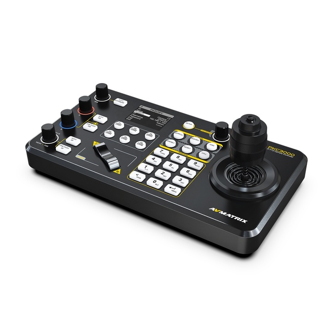 Avmatrix RS232 RS485 IP PTZ Dome Camera Keyboard 4D Joystick Controller for Live Events Broadcasting PKC3000