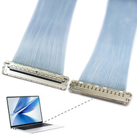 Câble micro coaxial ultra fin 42AWG 60 broches pas de 0,4 mm IP-EX 02680 compatible LVDS/eDP pour affichage médical et ordinateur électronique