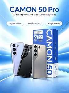 สมาร์ทโฟน Tecno Camon 50 Pro ระบบ Android หน้าจอความละเอียดสูงขนาด 6.8 นิ้ว รองรับ LTE ชิปประมวลผล Deca Core หน่วยความจำ 16+1TB แบตเตอรี่ 8000mAh ของแท้จากโรงงาน สภาพใหม่ - Product Image 5