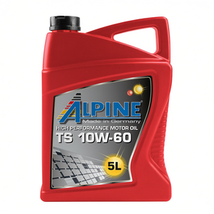 Fabriqué en Allemagne Huile moteur à base d'huile certifiée ACEA Alpine haute performance TS 10W-60 5L Lubrifiant automobile - Product Image 2