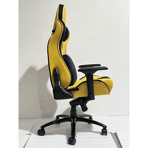 Función Walkaway bloqueable Pro <span class=keywords><strong>Gamer</strong></span> <span class=keywords><strong>Silla</strong></span> de juegos de oficina de tamaño grande Servicio DDP 4D Reposabrazos Cadeira <span class=keywords><strong>Gamer</strong></span> <span class=keywords><strong>Silla</strong></span> de juegos amarilla - Product Image 5