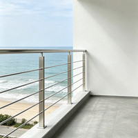Offre Spéciale : Système de Balustrade à Tiges Traversantes en Acier Inoxydable 304 et PVC pour Balcons d'Appartements – Garde-Corps de Sécurité