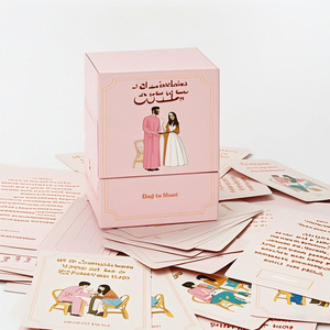 Set di Carte di Ringraziamento a Colori Intensi, Carte di Affermazione Personalizzate, Stampa Personalizzata del Tuo Design, Gioco di Carte con Scatola, Ramadan - Product Image 4