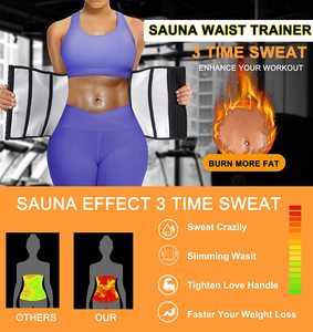 Women's 4 Row Hooks Sweat Waist Trimmer Shaper Breathable Exercise Workout Sauna for <strong>Weight</strong> Loss <strong>Trainer</strong> - Product Image 6