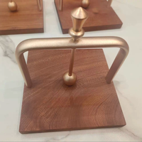 Organisateur de serviettes élégant pour table, adapté à la restauration, aux gîtes, aux cafés, porte-serviettes en bois massif