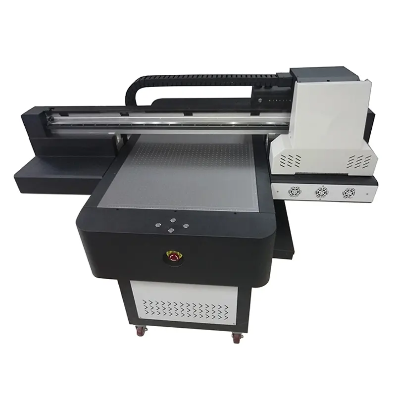 Multi Color Inkjet Digital Glass Metal Phone Case Mini UV Flatbed Printer Ceramic Title UV Printing Machine