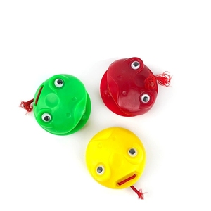 Wholesale Colorful Animal Frog Finger Castanets Children Early Education Percussion Rhythm Instrument - Product Image 2