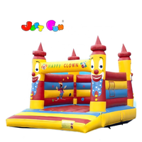 Château gonflable à thème Clown Joyeux Justfun BH-012, modèle facile à installer, en vente